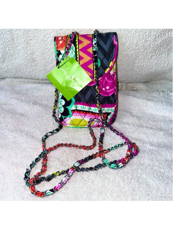 Vera Bradley Handbags - NWT Vera Bradley Ziggy Zinnia Cell Phone Holder Crossbody Purse #13302-163